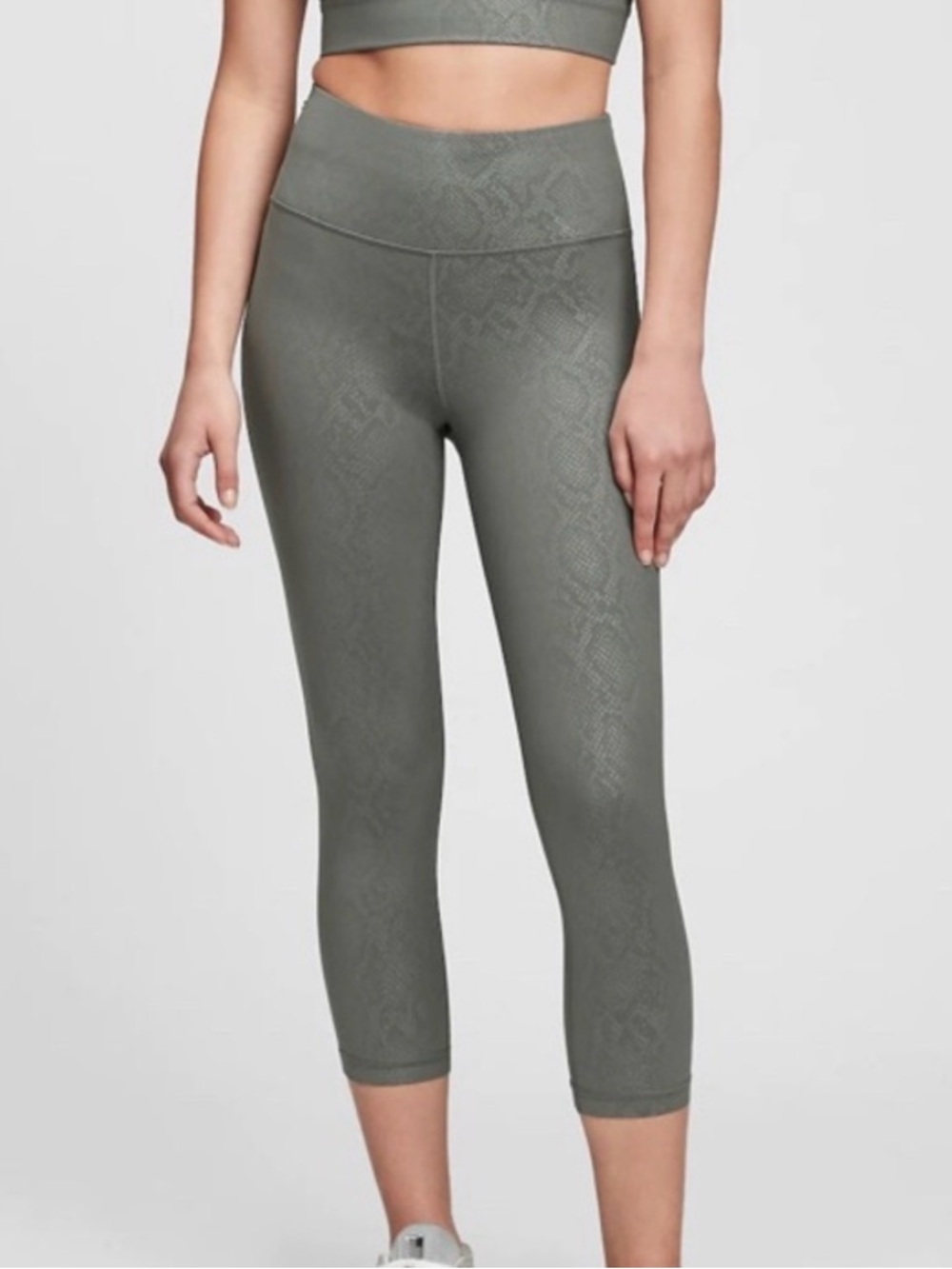 GapFit Eclipse Green high waist leggings w/ pocket